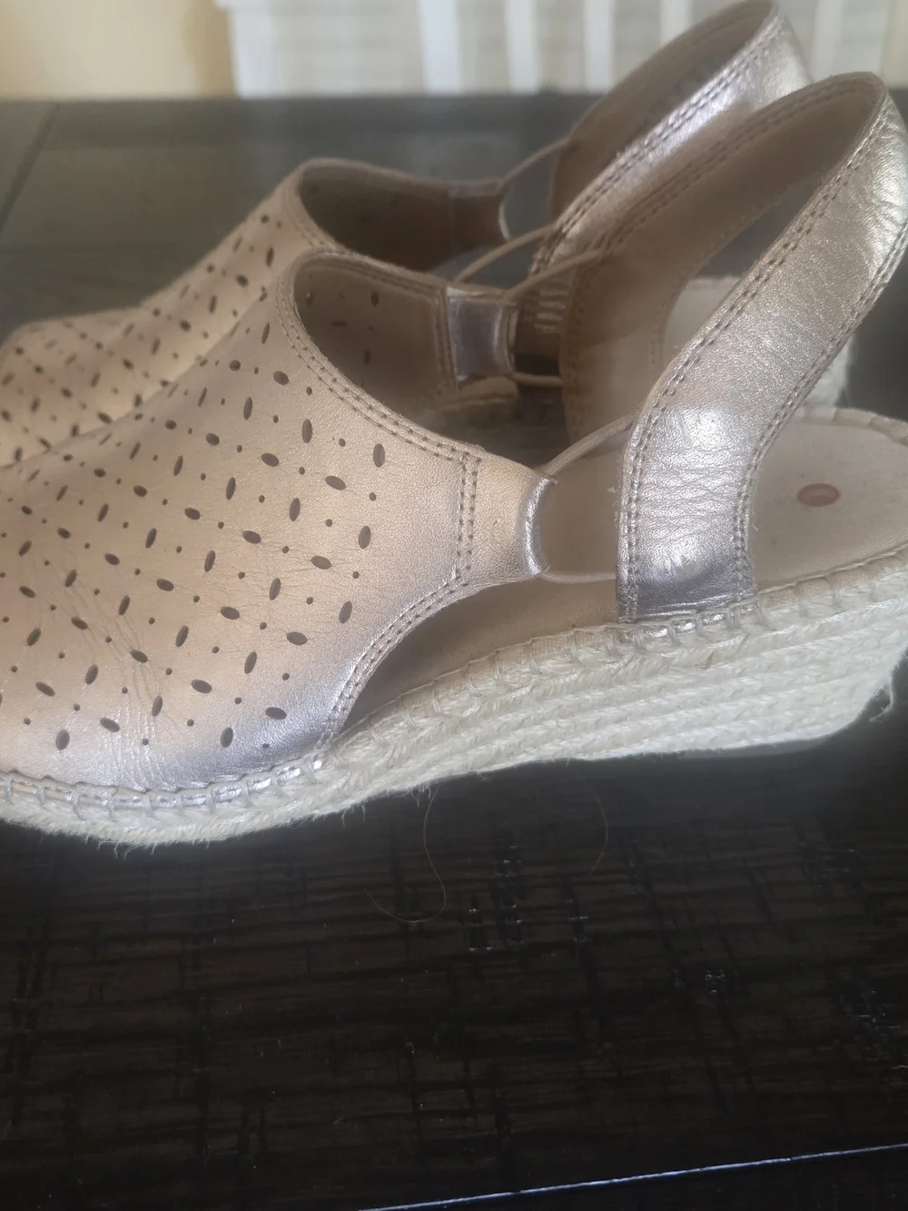 Clarks comfortable gold